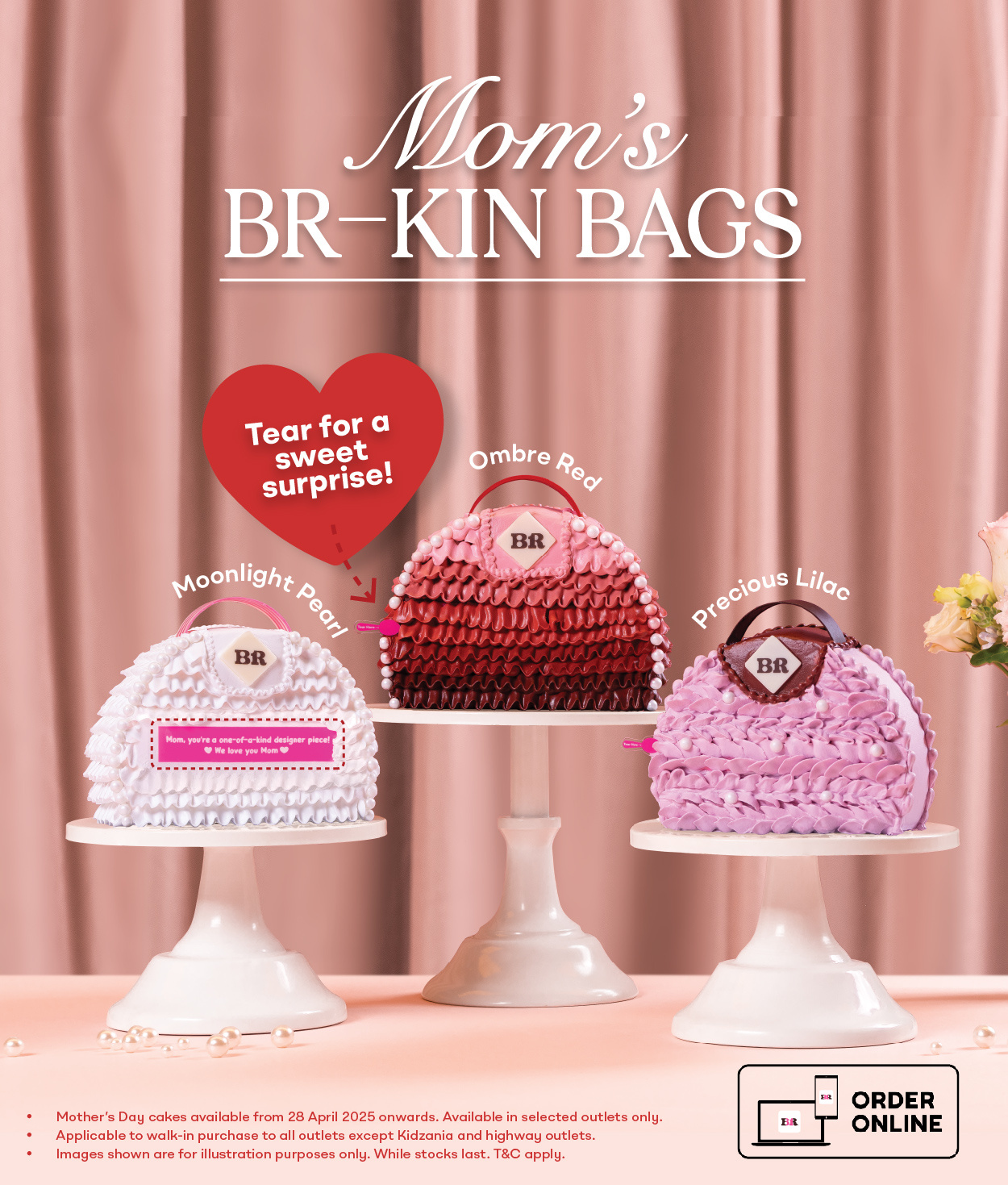 Br-kin ice cream cake Bags