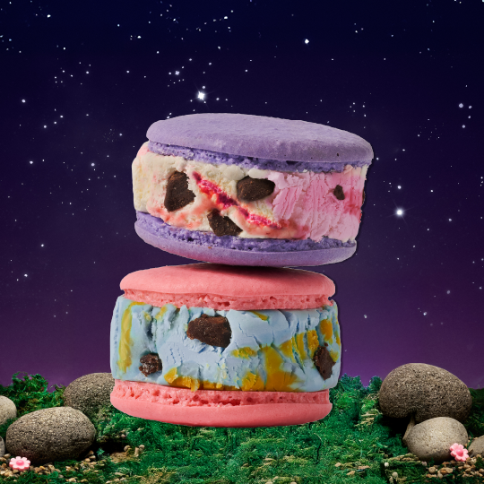 ice cream macarons