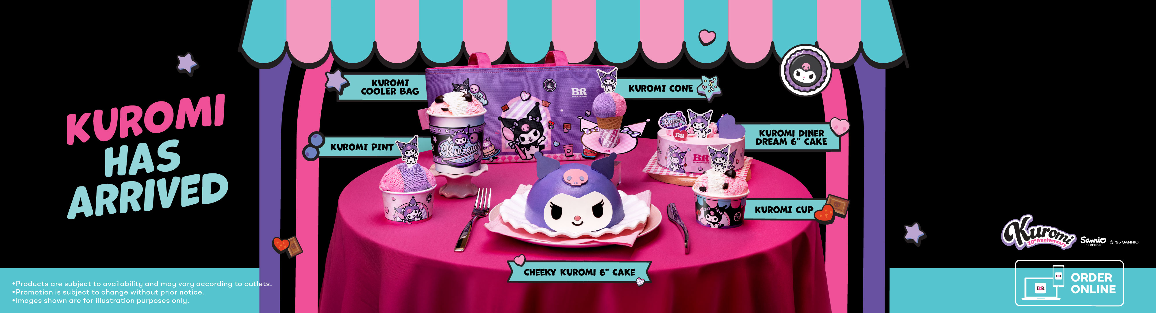 Kuromi Desktop Banner