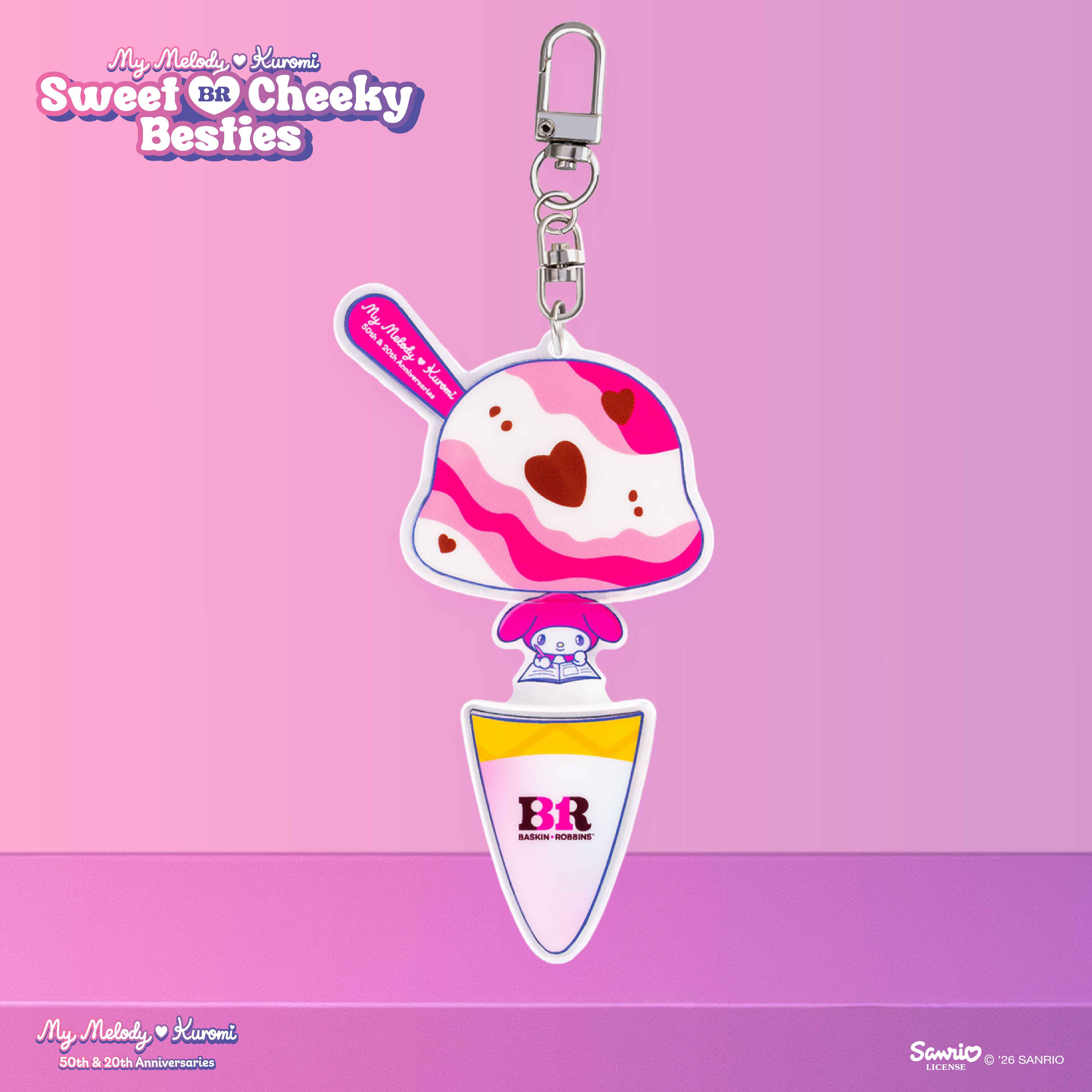 MyMelody Kuromi Keychain 3