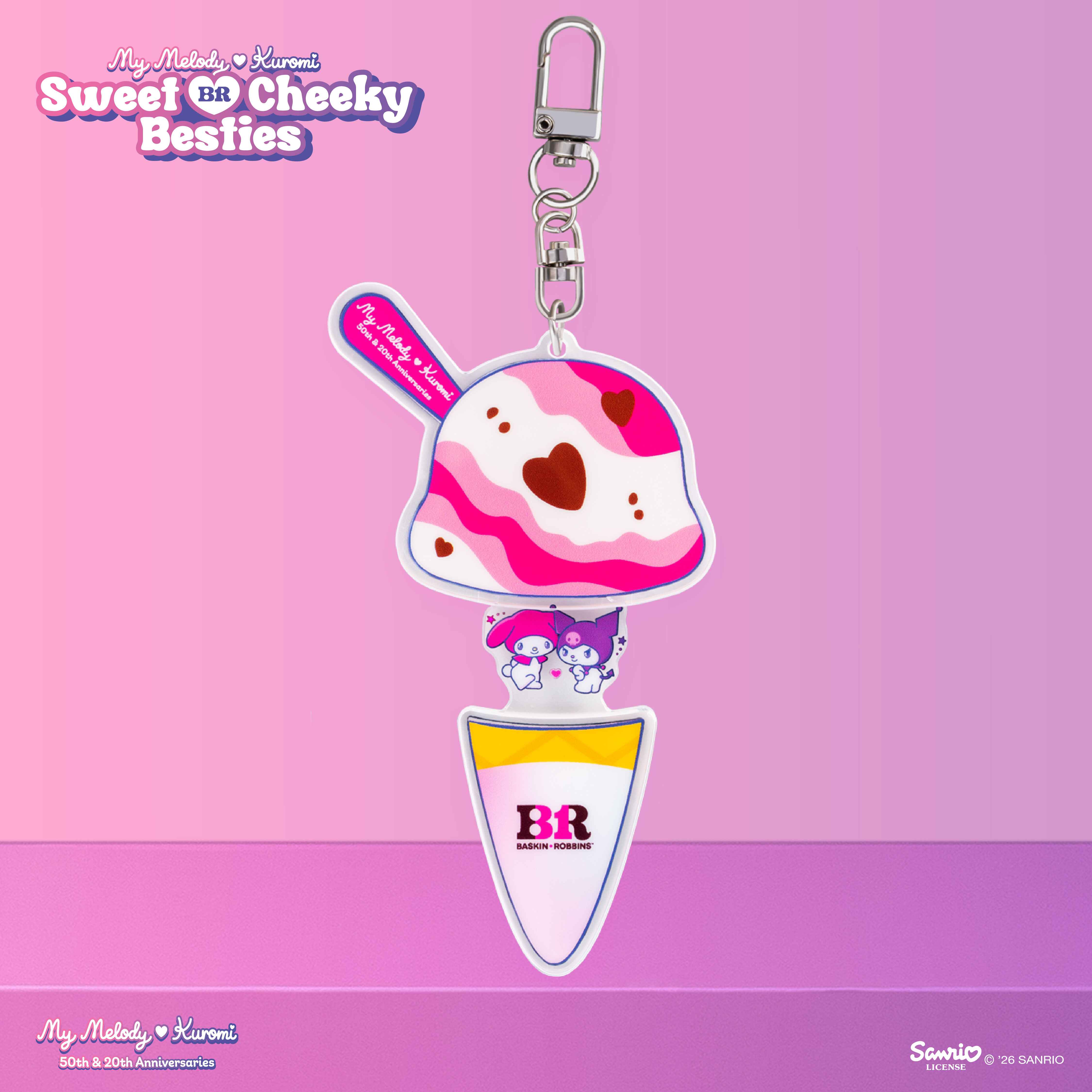 MyMelody Kuromi Keychain 1