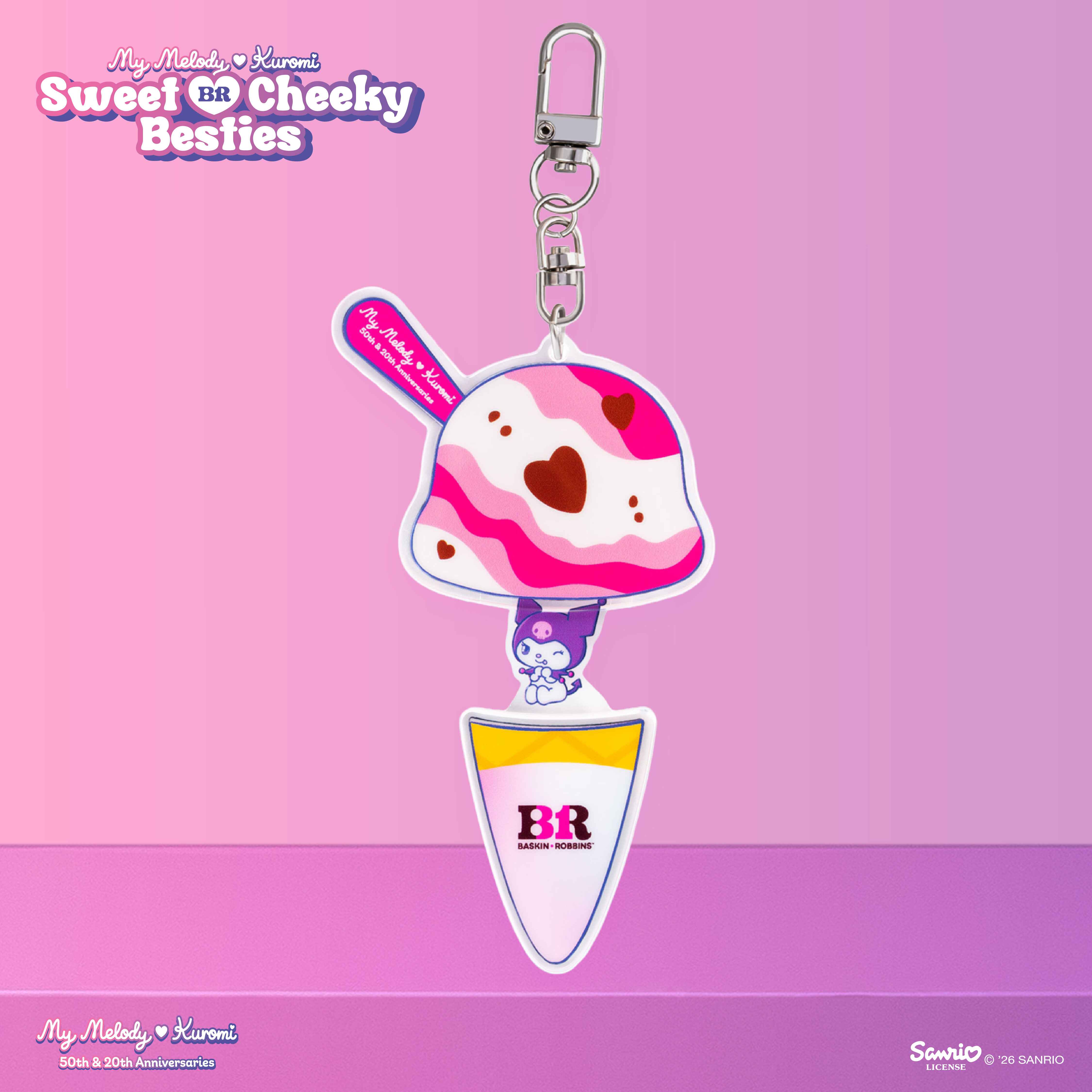 MyMelody Kuromi Keychain 2